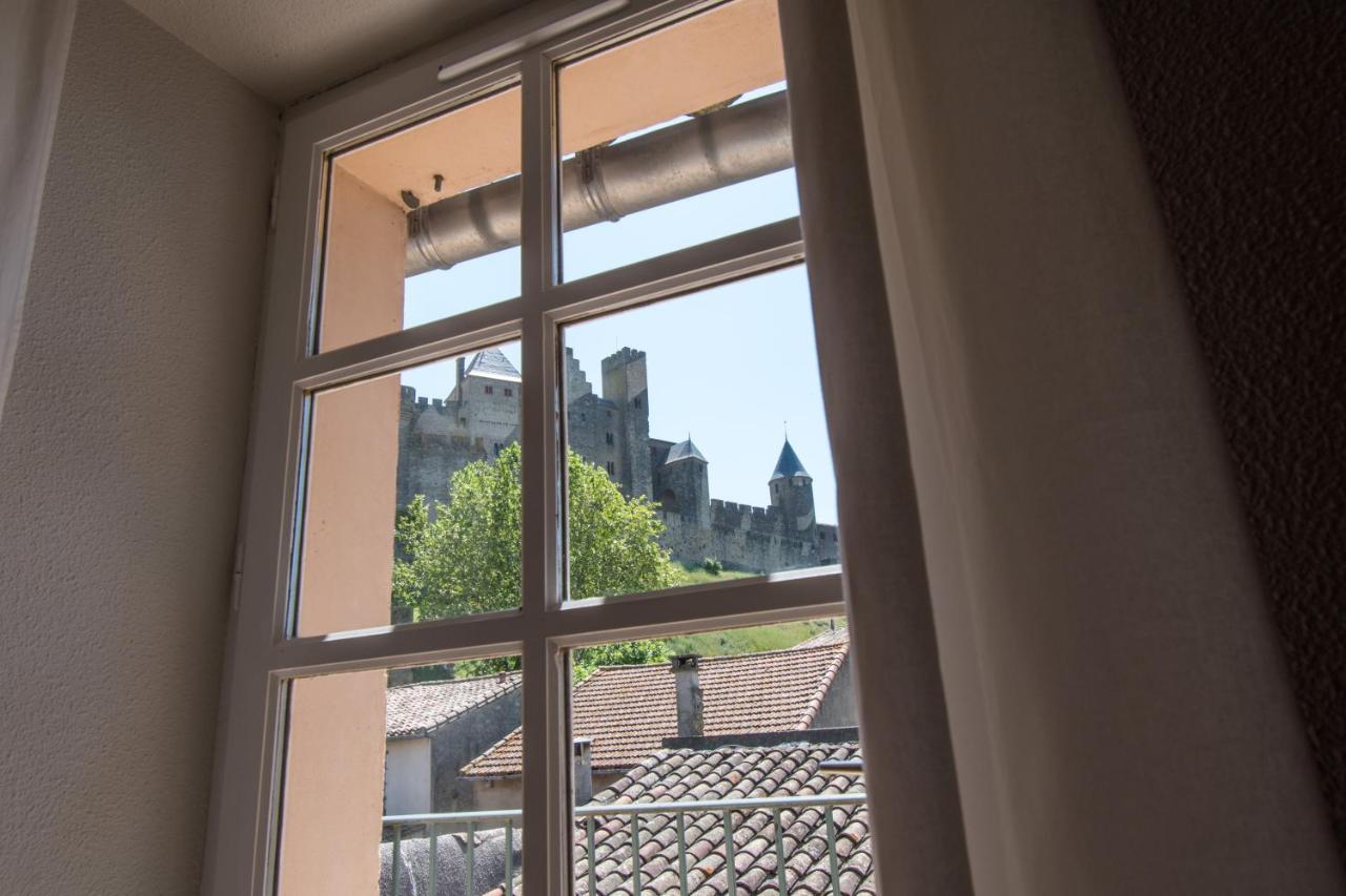 Le Saint Gimer, Terrasse Privee Avec Vue Cite Daire Carcassonne Dış mekan fotoğraf